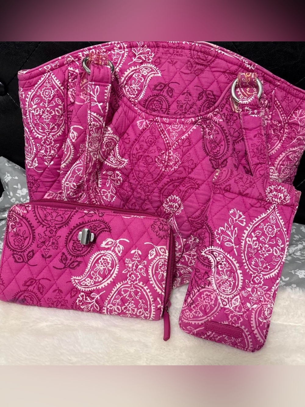 Vera Brantley bag three-piece set